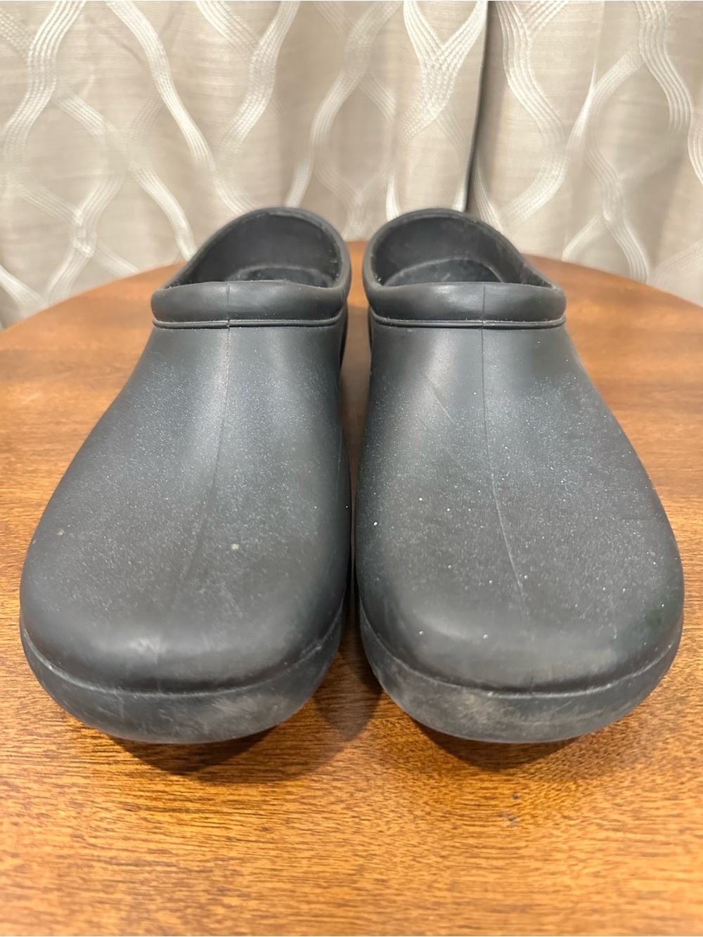 Sloggers Men's Black Short Clog Slip On Rain Shoes, Size 10